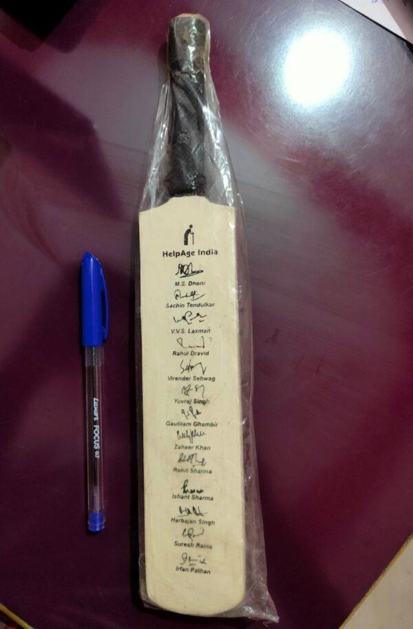 Helpage India Autographed Cricket Bat